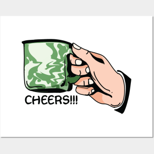 cheers!!! Posters and Art